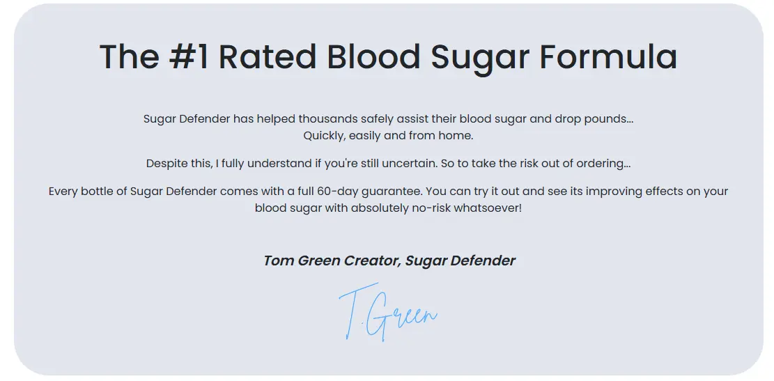 Sugar Defender